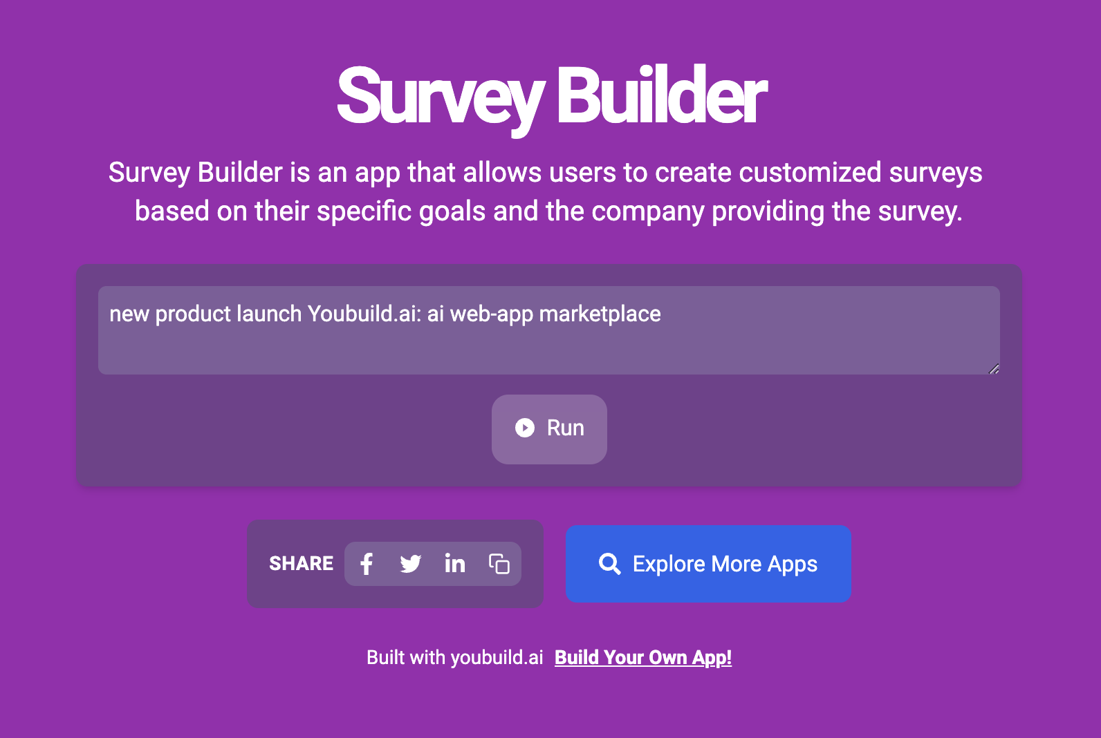 Survey Builder